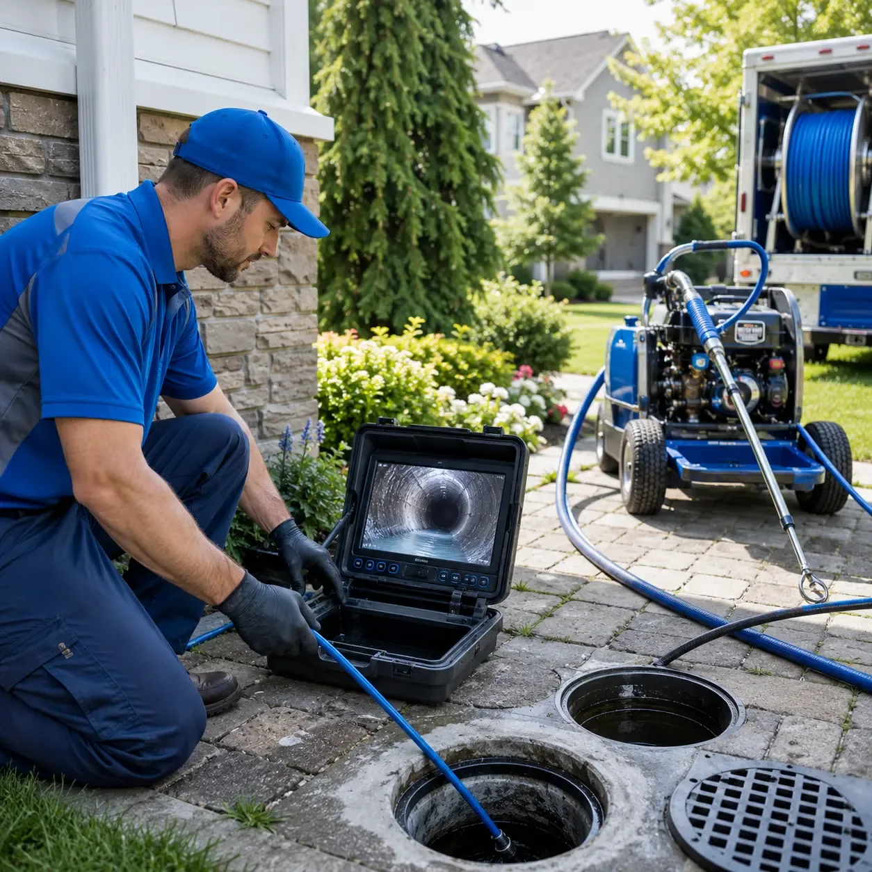 Outdoor drain cleaning professionals serving Venus, TX